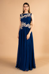 Royal Blue Gown213 video